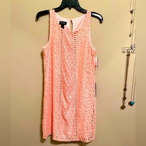 Woman’s A. Byer Pink Lace Dress